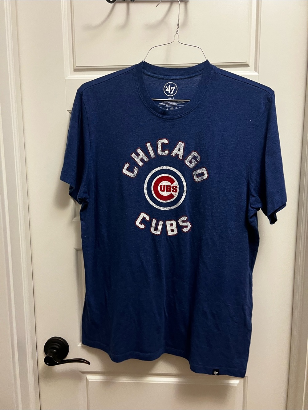 47 Men's Chicago Cubs Navy Graphic Tee